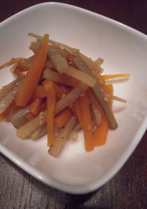 手抜ききんぴらごぼう＜お弁当に作り置き＞-レシピのメイン写真