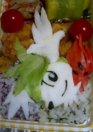 キャラ弁☆シェイミ　～スカイフォルム～-レシピのメイン写真
