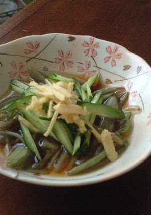 旬の味☆じゅんさいの酢の物-レシピのメイン写真
