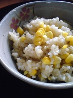とうもろこし玄米ごはん-レシピのメイン写真