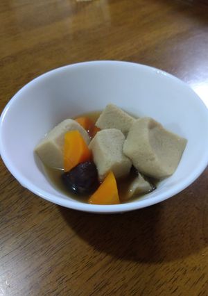甘すぎない！醤油臭くない！高野豆腐の煮物-レシピのメイン写真