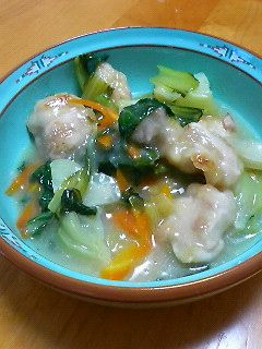 鶏肉とチンゲン菜の炒め煮-レシピのメイン写真