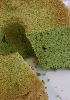 抹茶シフォンケーキ-レシピのメイン写真