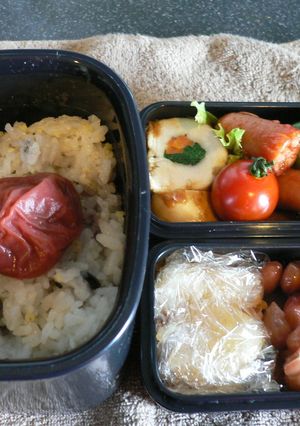 ほうれん草と人参のチキンロール弁当-レシピのメイン写真