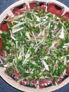 薬味たっぷり♫鰹のたたき-レシピのメイン写真