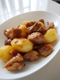 鶏とじゃが芋のてりてり炒め煮♪-レシピのメイン写真