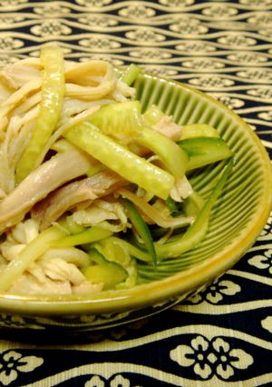 ちゃちゃっと鶏肉キュウリでもう一品サラダ-レシピのメイン写真