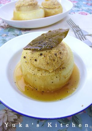新玉ねぎのファルシチキンスープ煮-レシピのメイン写真