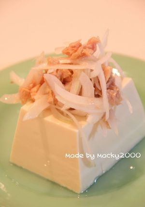ツナ＆玉ねぎの冷奴♪-レシピのメイン写真