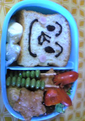 *キャラ弁…これぞ!?食パンマン*-レシピのメイン写真