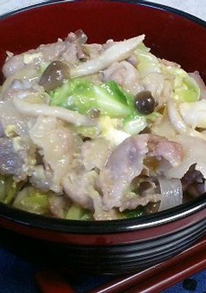 ♡野菜たっぷり豚キャベ丼♡-レシピのメイン写真