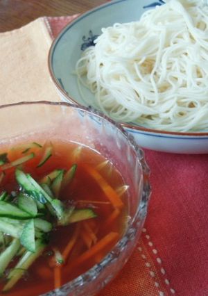 一人ランチに簡単❤カレーそうめん-レシピのメイン写真