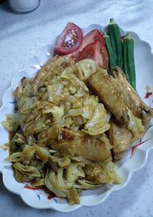 簡単！うまうま手羽キャベカレー♪-レシピのメイン写真
