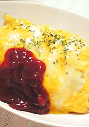 【超簡単】炊飯器オムライス-レシピのメイン写真