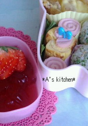 お弁当*うずまきソーセージ-レシピのメイン写真