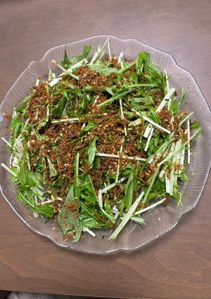 簡単水菜のサラダ-レシピのメイン写真
