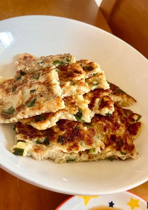 太らない簡単！ダイエットお豆腐チヂミ♪-レシピのメイン写真