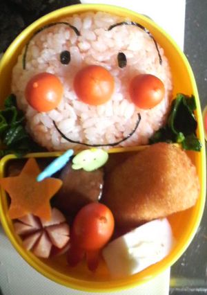 キャラ弁☆簡単なアンパンマン☆-レシピのメイン写真