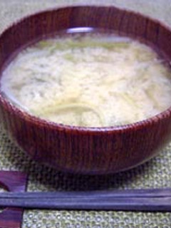 茎ワカメのおみそ汁-レシピのメイン写真