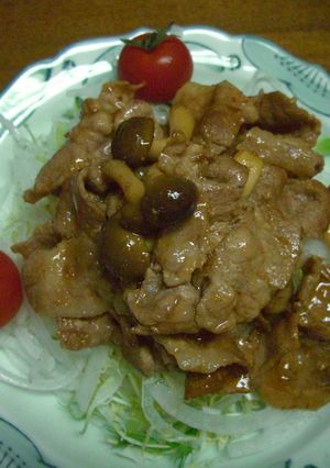 豚生姜焼きの生野菜包み-レシピのメイン写真