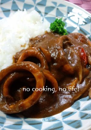 旨味ぎっしりイカトマカレー-レシピのメイン写真