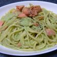 サーモンのアボカドクリームパスタ