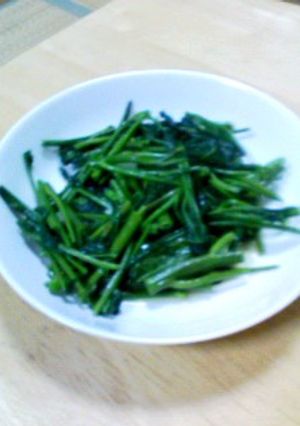 《簡単》 空芯菜炒め ～青梗菜でもOK～-レシピのメイン写真