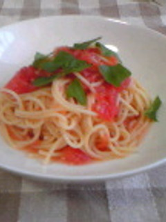 冷製トマトパスタ-レシピのメイン写真