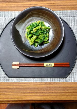 ヨウサマの減塩菜の花の酢味噌和え-レシピのメイン写真