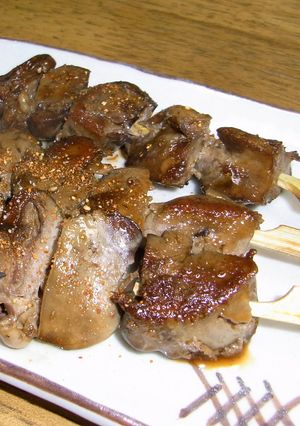 柔らかくてびっくり？☆鶏レバーの串焼き-レシピのメイン写真
