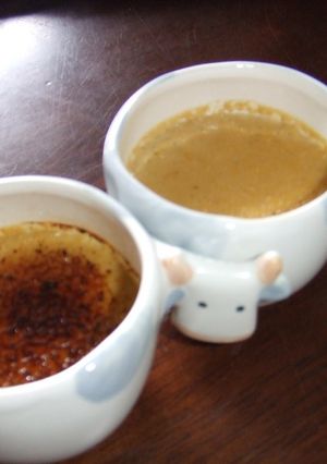ほうじ茶のブリュレ」^-^「-レシピのメイン写真