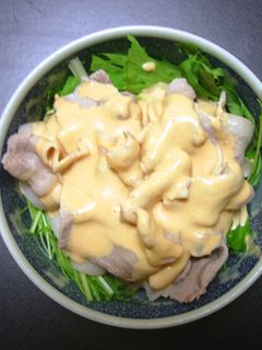 超かんたん♪豚しゃぶ丼-レシピのメイン写真