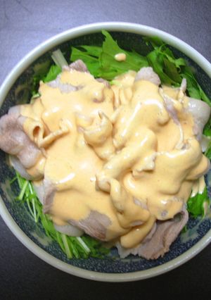 超かんたん♪豚しゃぶ丼-レシピのメイン写真