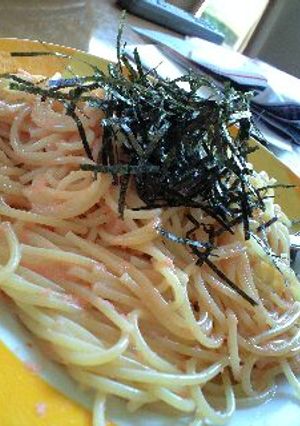 うちのたらこパスタ-レシピのメイン写真