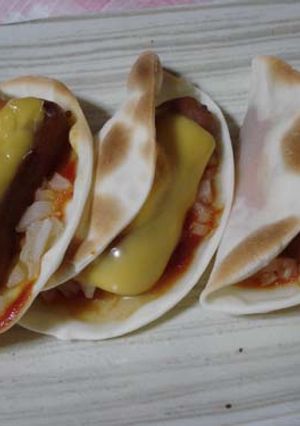 餃子の皮でミニホットドッグ♪-レシピのメイン写真