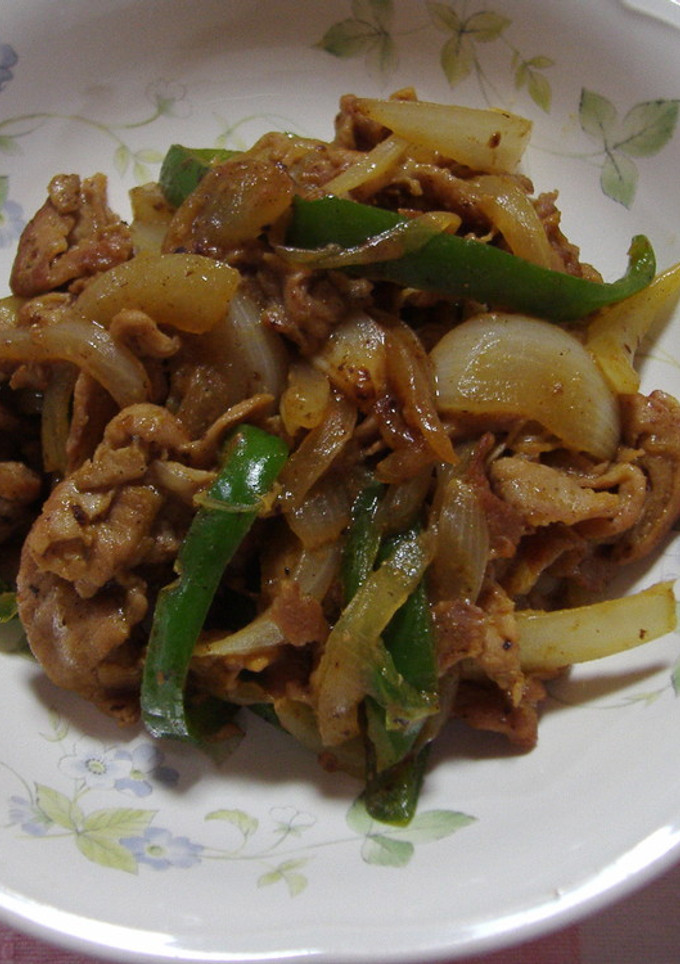 豚肉と新玉ねぎのカレー炒め♪-レシピのメイン写真