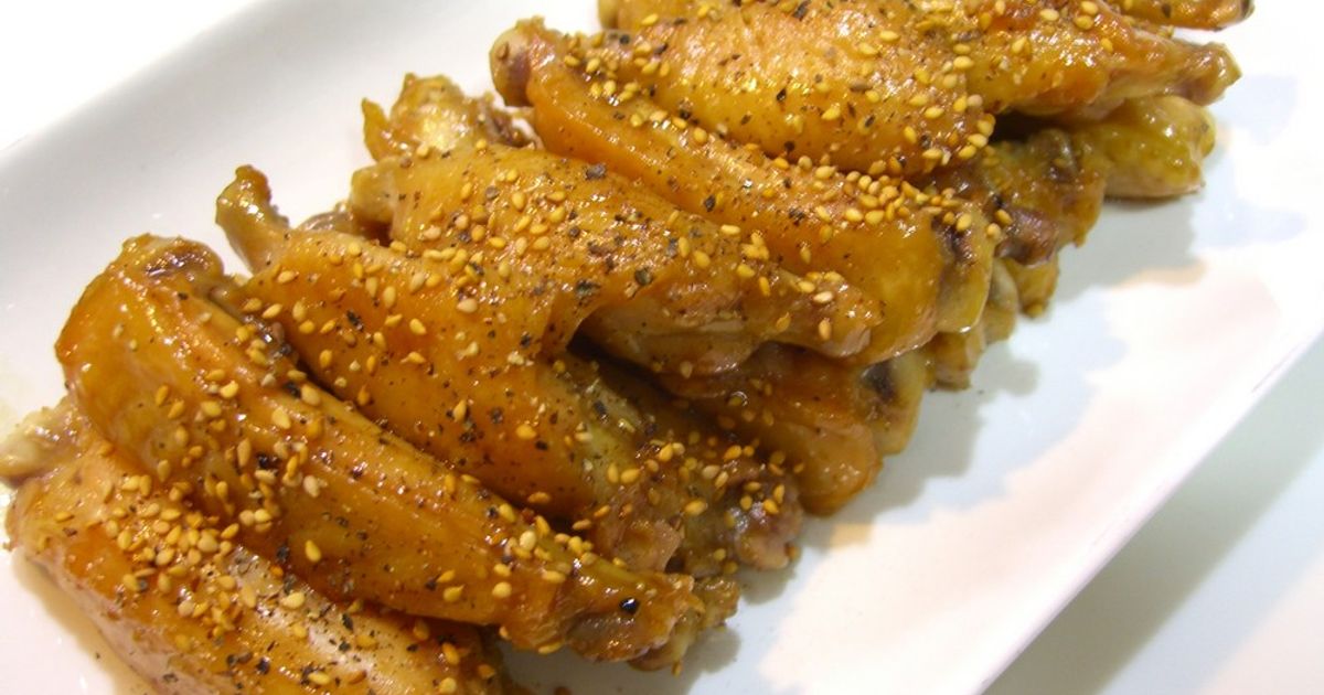 鶏手羽中の簡単甘辛煮 by Isymsh 【クックパッド】 簡単おいしい