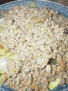 春キャベツのひき肉あんかけ-レシピのメイン写真
