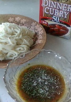 そうめん☆彡カレーつゆ♫-レシピのメイン写真
