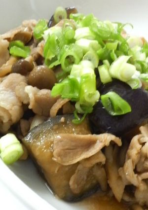 豚ナスきのこのポン酢炒め-レシピのメイン写真