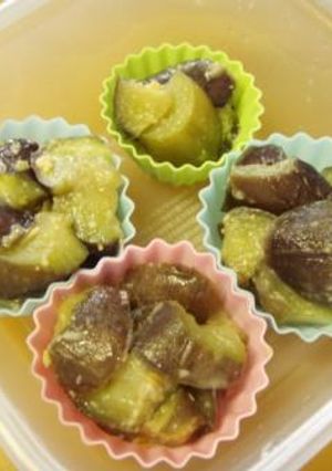 お弁当の手作り冷凍おかず～茄子味噌-レシピのメイン写真