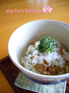 うめぇ~(梅)☆チーズ納豆丼-レシピのメイン写真