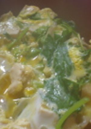 きのこと豆腐の玉子とじ丼-レシピのメイン写真