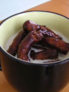 黒糖かりんとうdeホットミルク-レシピのメイン写真