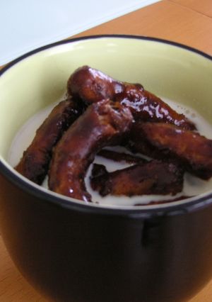 黒糖かりんとうdeホットミルク-レシピのメイン写真