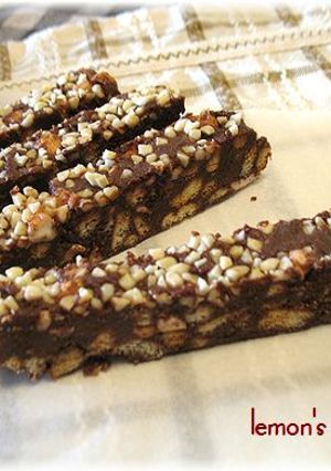 混ぜるだけのチョコクッキーバー-レシピのメイン写真