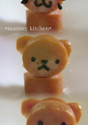 ウィンナーで動物達色々～♪（キャラ弁）-レシピのメイン写真