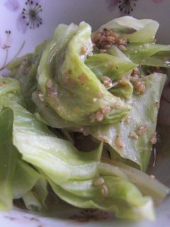 キャベツのごま和え-レシピのメイン写真
