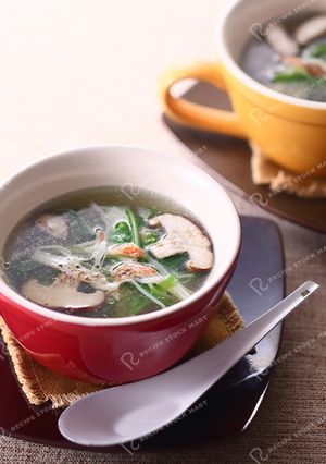 水菜の中華スープ-レシピのメイン写真