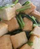 簡単★厚揚げと小松菜の白だしあんかけ煮